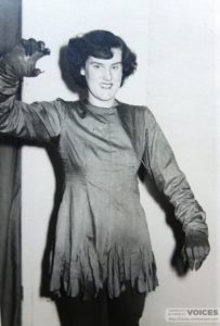 Annette Holloway as Demon Glum in Pantomime at Con Club