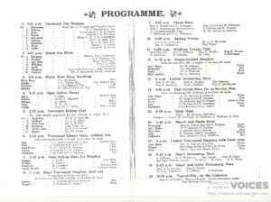 Carnival sports, 1946 programme