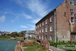 Mill at Yarmouth with Gasworks Cottages beyond