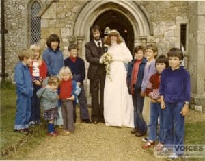 Jean Smith marries Brian Saunders, May, 1980