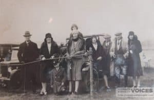 Biles family at 1930s  Point to point at Tapnell Farm, Yarmouth.