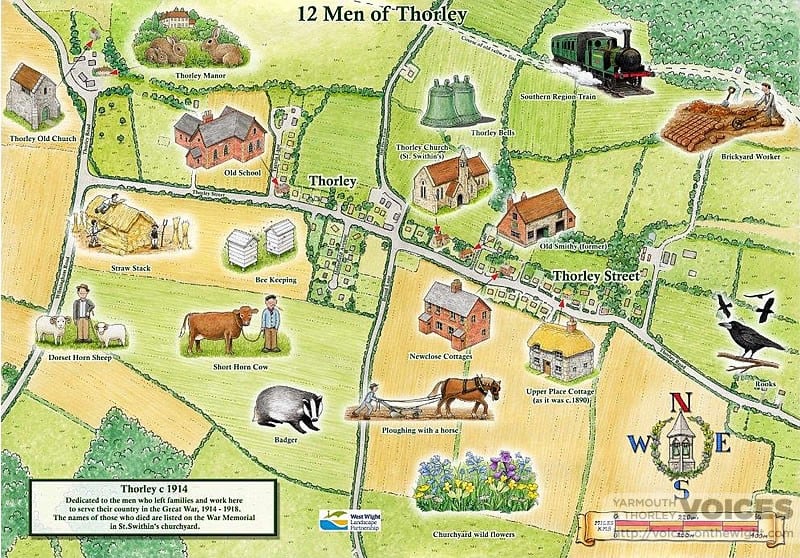 Map of Thorley