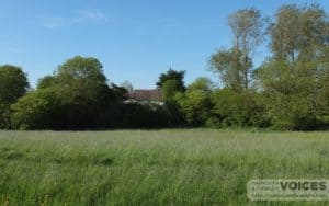 Across the field to Upper Lee