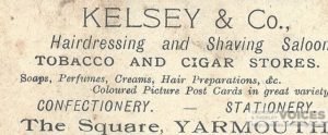 Advertisement for  Kelseys Confectioners in the Square, 1920s, 1930s