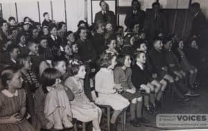 Watching the entertainment at the 'Con' Club  1950s