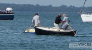 Carnival 2013, Harbour Sports. Men's Sculling, action at the buoy