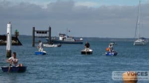 Carnival 2013, Harbour Sports. Men's Sculling, action